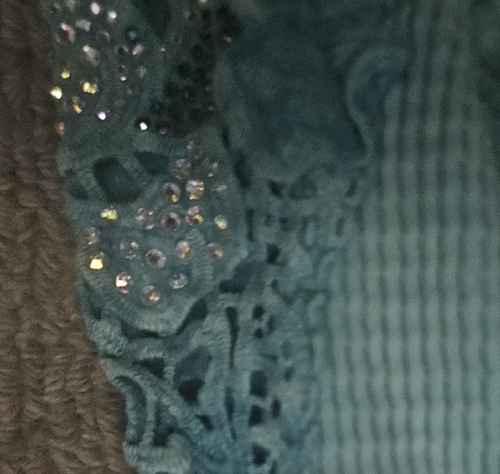 Elegant Blue Women's Intimate Robe - Picture 3 of 5